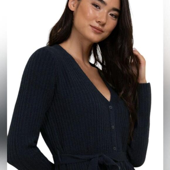 Ricki's Belted Button-Front Sweater Dress - Women's - Picture 4 of 11